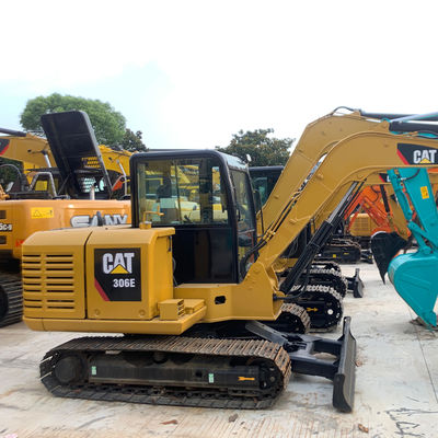 Construcción de carreteras Excavadora usada CAT306E Excavadora CAT de segunda mano 5795kg