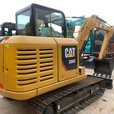 Construcción de carreteras Excavadora usada CAT306E Excavadora CAT de segunda mano 5795kg