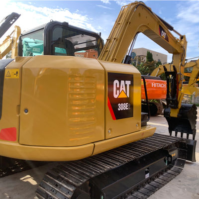 Potentes excavadoras de excavadoras usadas de color amarillo hidráulico tipo 2 excavadoras de segunda mano CAT308D