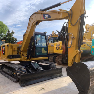 Potentes excavadoras de excavadoras usadas de color amarillo hidráulico tipo 2 excavadoras de segunda mano CAT308D