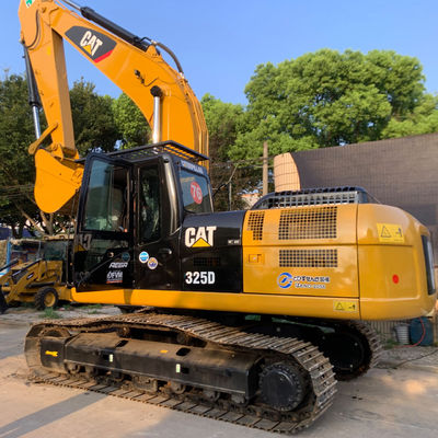 Excavadora CAT de segunda mano para la agricultura Excavadora de retroexcavadora CAT325D Color amarillo