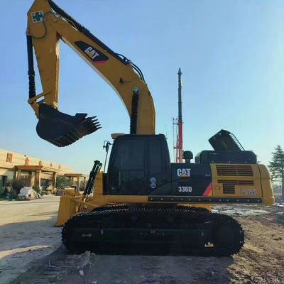 CAT336D Excavadora hidráulica usada CAT Robusta maquinaria de segunda mano para mover tierra
