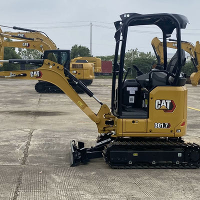 16.1kW Excavadora CAT Usada Mini Excavadoras Cat301.7 de segunda mano Funcionamiento sin problemas