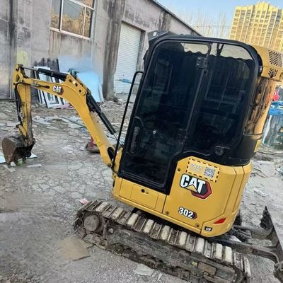 Manipulación de materiales Mini excavadora antigua excavadora Cat302 maquinaria de movimiento de tierra