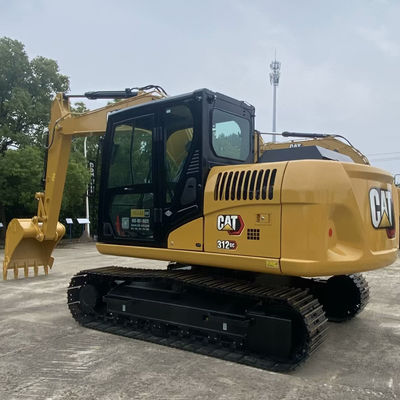 Máquinas de construcción hidráulicas usadas excavadoras de segunda mano CAT312gc 74.4kw para minería