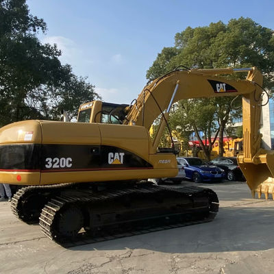 10T CAT320C Maquinaria de construcción usada de segunda mano Excavadora de la oruga 110kw