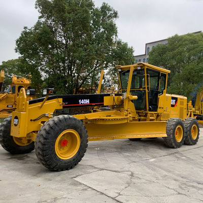 Calificador de alto rendimiento usado CAT 140H Calificador de motor para construcción de carreteras