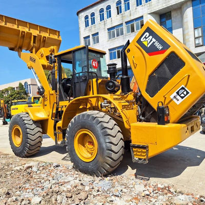 Cargador de retroexcavadora de construcción usado CAT 966H 6T Carga de segunda mano Tractor de retroexcavadora