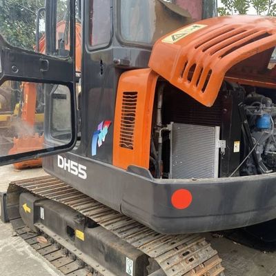 Excavadora mini utilizada DOOSAN 55 Excavadora arrastradora Equipo de construcción