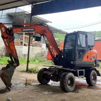 Excavadora mini de ruedas usadas Excavadora DOOSAN DH60 Excavadora de segunda mano 5550 kg