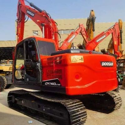 Usado Doosan DH140 12 toneladas Excavadora de rastreo Maquinaria de movimiento de tierra antigua