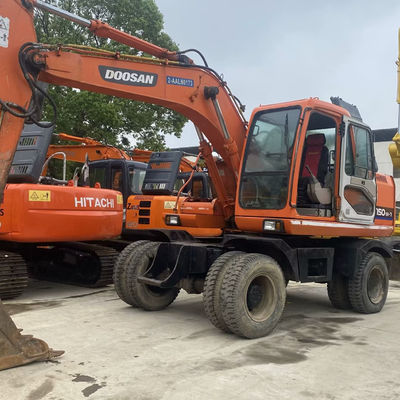 Equipo de excavadora original de segunda mano DOOSAN 150W-7 39.7kW