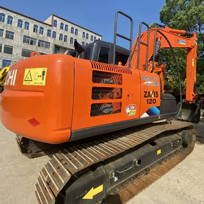 Hitachi ZX120 Excavadora de tipo de rastreador de segunda mano Excavadora de 12 toneladas