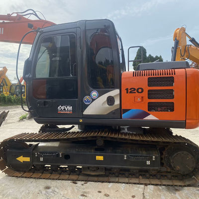 Hitachi ZX120 Excavadora de tipo de rastreador de segunda mano Excavadora de 12 toneladas