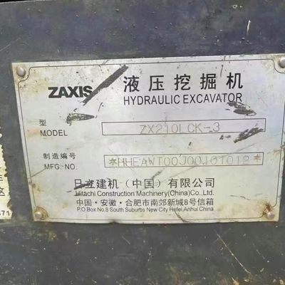 Mini excavadora hidráulica usada HITACHI Zax210 para trabajos de demolición