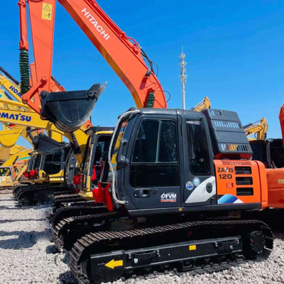 Tipo de excavadora usada Hitachi ZX120 para la construcción urbana
