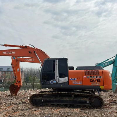 Usado Hitachi ZX240 Excavadora de rastreo hidráulico de segunda mano Excavadora de 23.5 toneladas