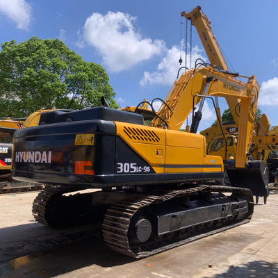 30200kg Excavadora Hyundai Usada HYUNDAI 305LC-9S 198KW máquina de excavadora de rastreo