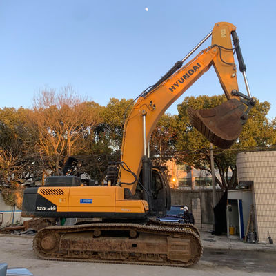 Excavadora hidráulica de gran tamaño usada HYUNDAI 520L-9 tipo Crawler 52170kg