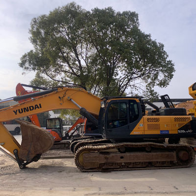 Excavadora hidráulica de gran tamaño usada HYUNDAI 520L-9 tipo Crawler 52170kg