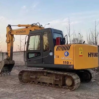 Hyundai R110-7 Excavadora de rastreo de segunda mano Excavadora de segunda mano 11200kg 0,30-0,59m3 Cubo