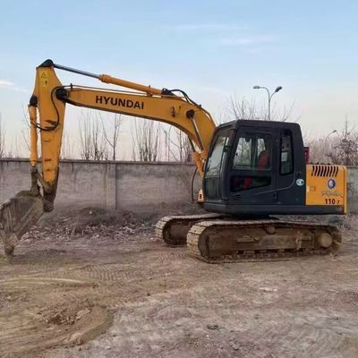 Hyundai R110-7 Excavadora de rastreo de segunda mano Excavadora de segunda mano 11200kg 0,30-0,59m3 Cubo