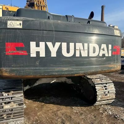 Yellow Hyundai 305 Excavadora usada excavadora 198kw 1900rpm máquina de construcción de segunda mano
