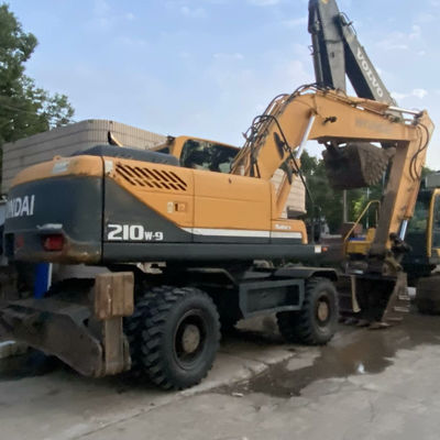 Hyundai 210W-9 Excavadora de ruedas usadas Equipo de construcción Hyundai 20560kg