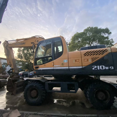 Hyundai 210W-9 Excavadora de ruedas usadas Equipo de construcción Hyundai 20560kg