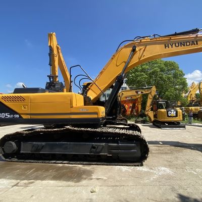 125KW Usado Hyundai Excavator Hyundai 305lc-9s Excavadora de rastreo hidráulico Color amarillo