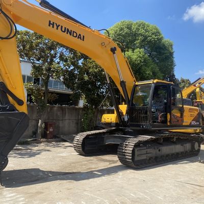 125KW Usado Hyundai Excavator Hyundai 305lc-9s Excavadora de rastreo hidráulico Color amarillo