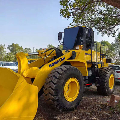 Cargador de ruedas usado Komatsu WA380 de 146 kW de carga pesada de 5 toneladas para agricultura