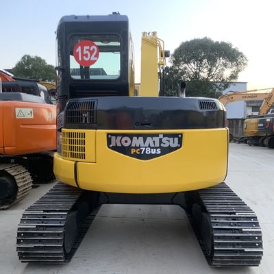 Excavadora Komatsu usada Pc78 7.67 toneladas excavadora de segunda mano para la construcción