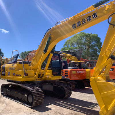 Excavadora de retroexcavadora Komatsu PC200 de segunda mano Maquinaria de construcción Refrigeración por agua