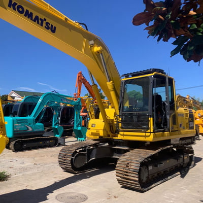 Excavadora de retroexcavadora Komatsu PC200 de segunda mano Maquinaria de construcción Refrigeración por agua