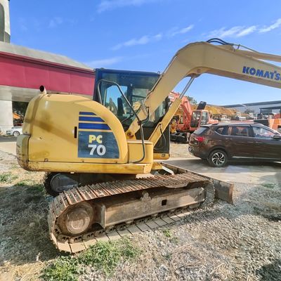 Excavadora de mini-excavadora industrial hidroeléctrica usada Komatsu 70 6500 KG de trabajo pesado