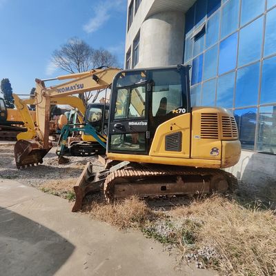Excavadora de mini-excavadora industrial hidroeléctrica usada Komatsu 70 6500 KG de trabajo pesado