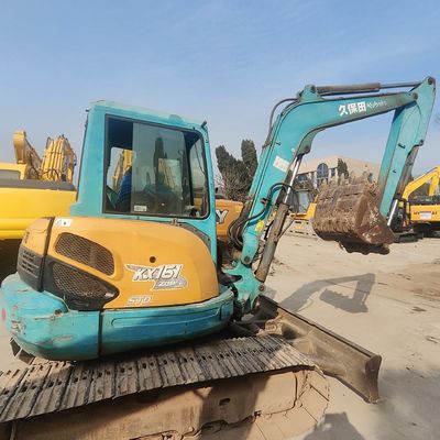 Kubota 161 Mini Excavadora Usada Excavadora 32.7kW Equipo de movimiento de tierra vieja