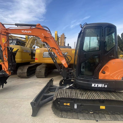 Mini Excavadora de Construcción Usada Kubota 161-3 5675 kg Para Ingeniería de la Construcción