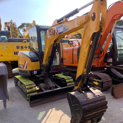 Tierra en movimiento Usado SANY 35U Excavadora Excavadora Refrigeración de agua Color amarillo