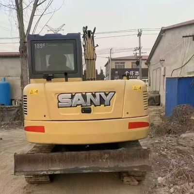 2200rpm Mini Digeer SANY 75C máquina de excavación de segunda mano usada 7280kg