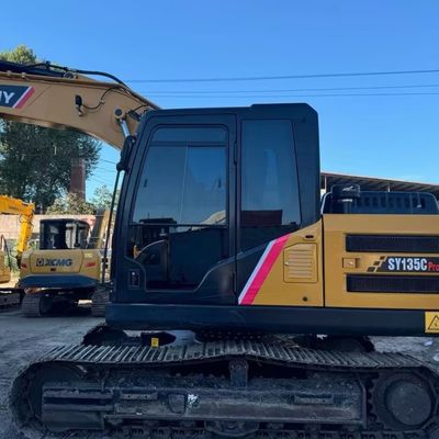 Excavadora hidráulica usada SANY135C Equipo de construcción usado
