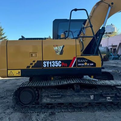 Excavadora hidráulica usada SANY135C Equipo de construcción usado