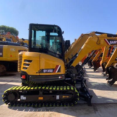 Excavadora hidráulica usada excavadora SANY 35U maquinaria de movimiento de tierra 3780 kg