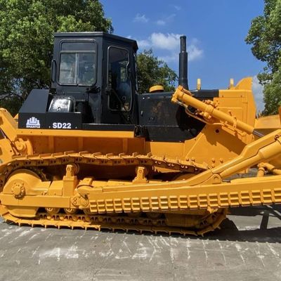162KW Usado SHANTUI SD22 Bulldozer de rastreo Equipo agrícola de construcción