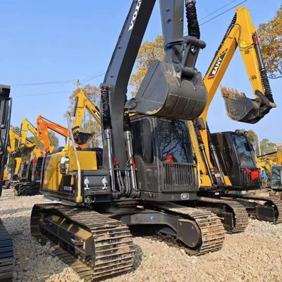VOLVO EC140 Excavadora hidráulica usada 77KW Excavadora volvo vieja de alta eficiencia