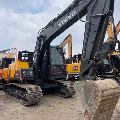 Excavadora hidráulica Volvo 150D bien mantenida de segunda mano Equipo de construcción antiguo