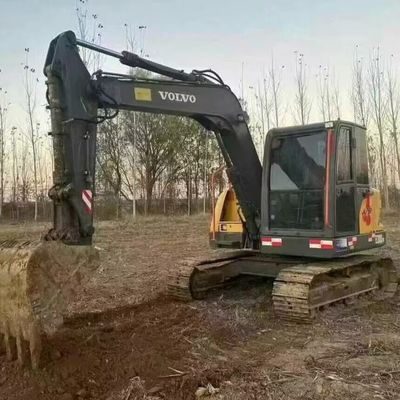 Volvo 80D Mini Excavadora Usada Excavadora 42kw 2100rpm para la construcción de carreteras