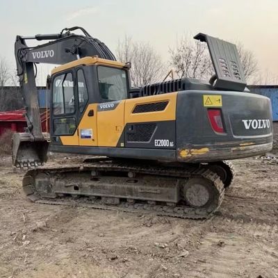 66kW Excavadora hidráulica usada excavadora VOLVO 200D Equipo de construcción