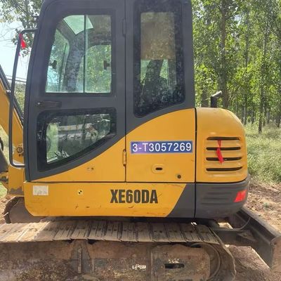 Amarillo Excavadora Usada XCMG Excavadora Xcmg 60DA Pequeña máquina de excavadora de rastreo